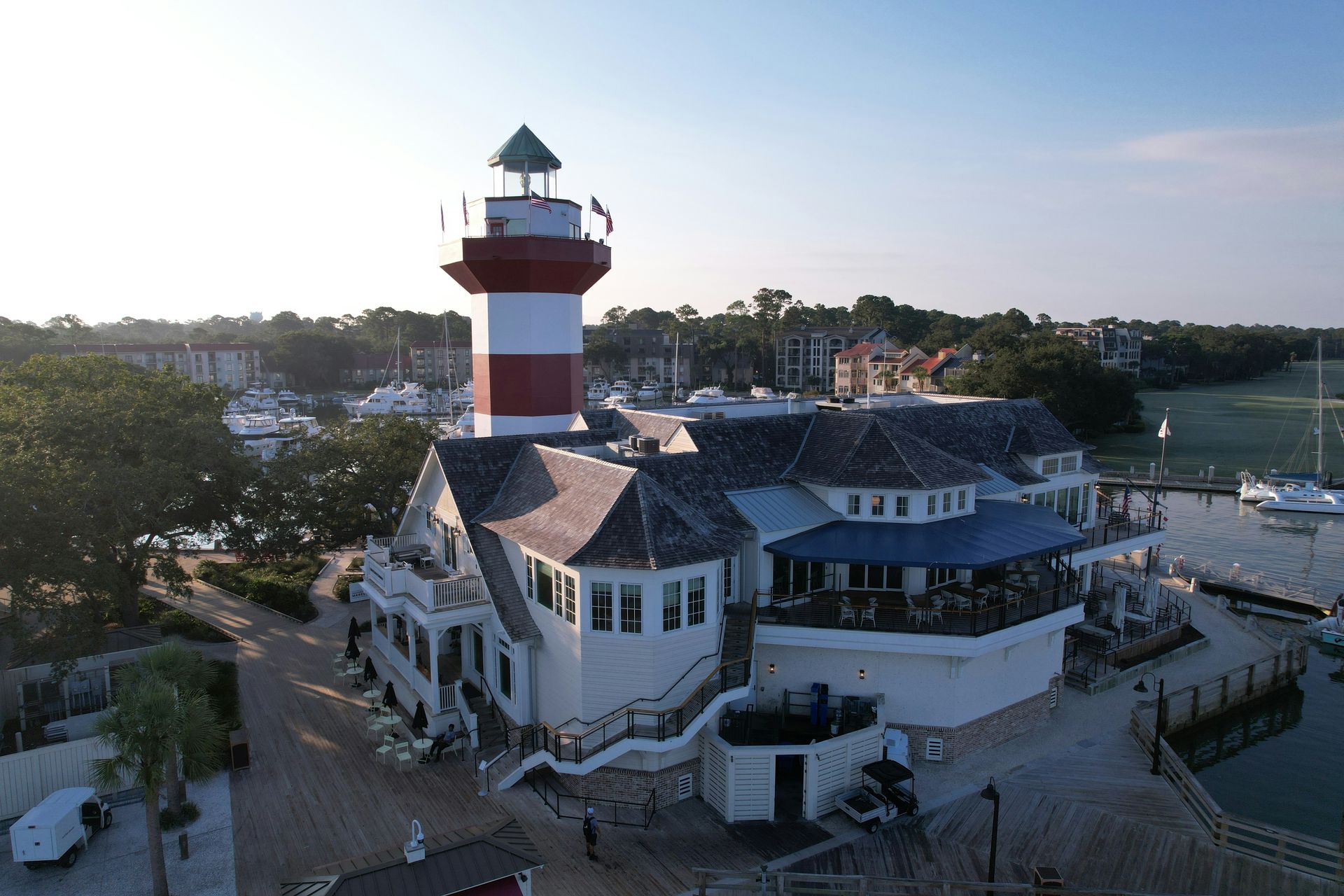 The Harbour Town lighthouse and marina, Hilton Head Island