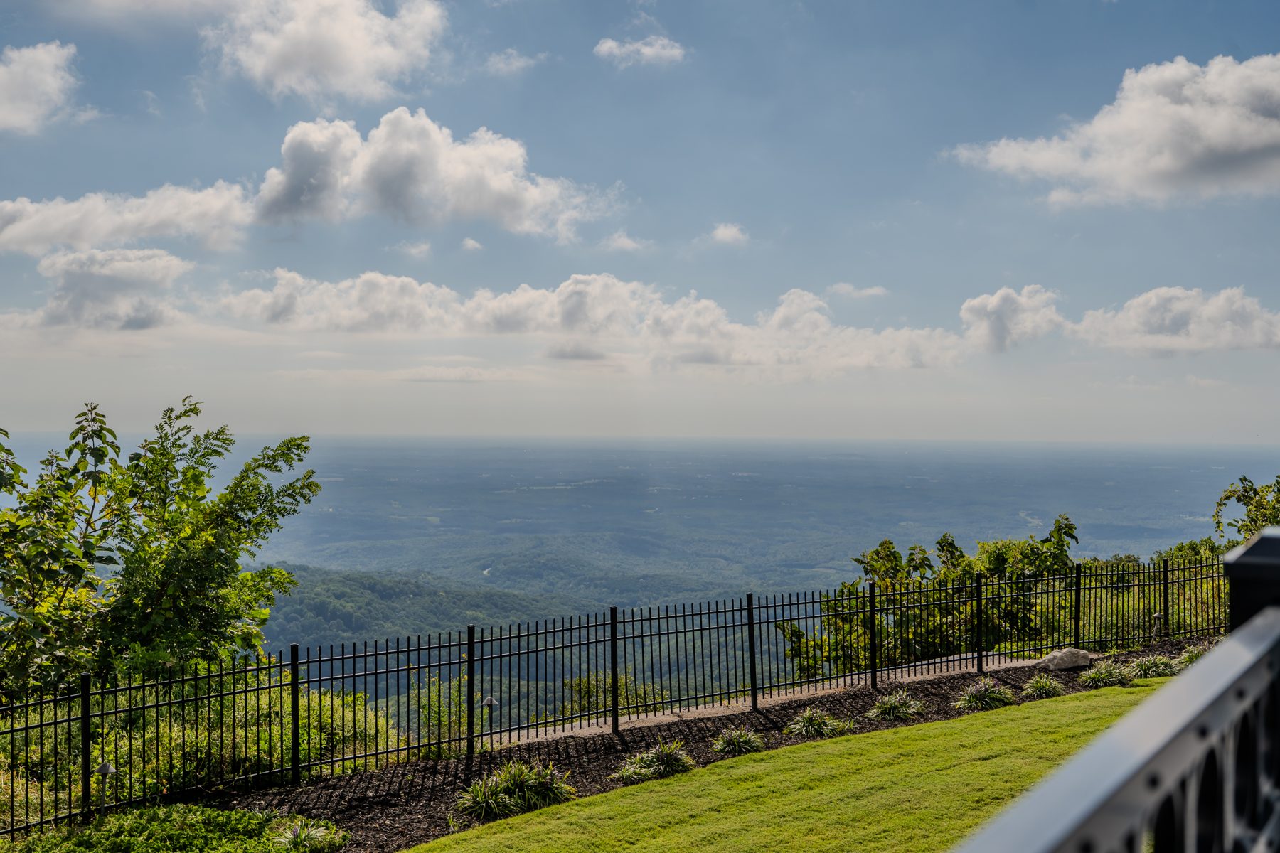 Blue Ridge view over the Greenville valley from the Cliffs